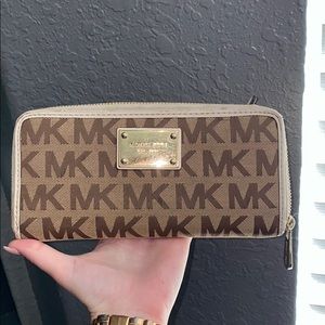 Michael Kors Brown Logo Wallet